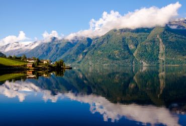 Hardanger fjordas